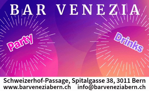 Feiern, Tanzen, Geniessen in der Bar Venezia