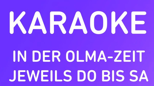 Karaoke während der Olma