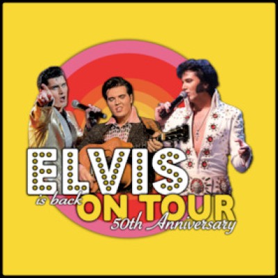 Elvis regresa en gira - con Jimmy Holmes, Emilio Santoro y Evan King