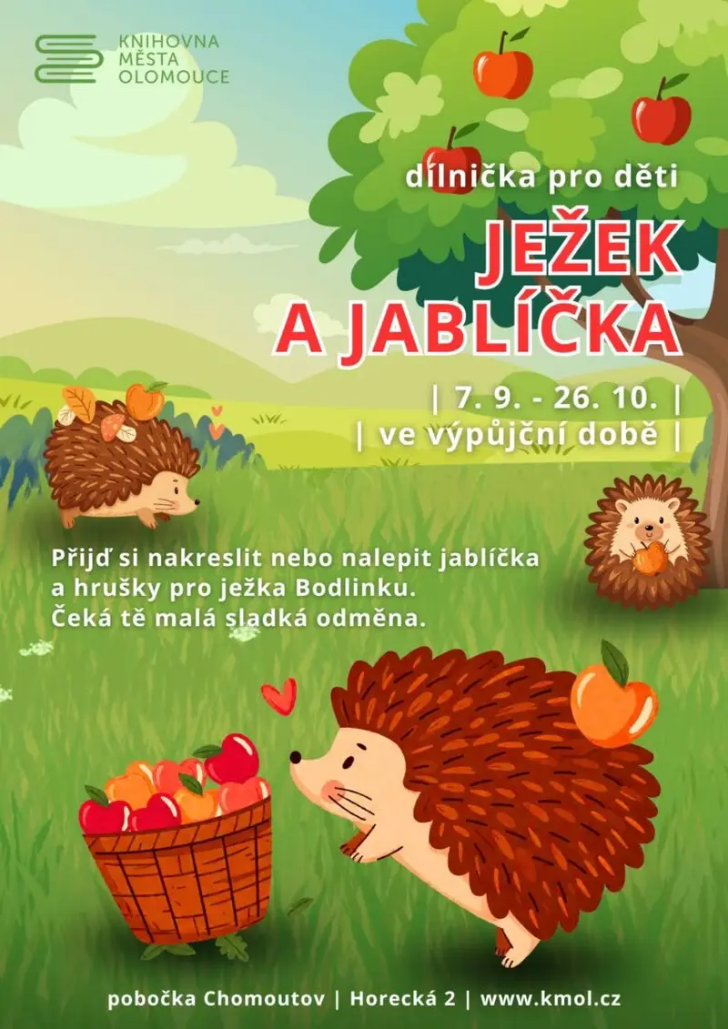Ježek a jablíčka