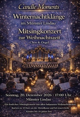 Concierto de canto colectivo en Navidad – Sonidos invernales en Münster Lindau