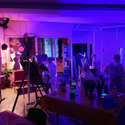 Juniors Academy Neon-Paint-Party