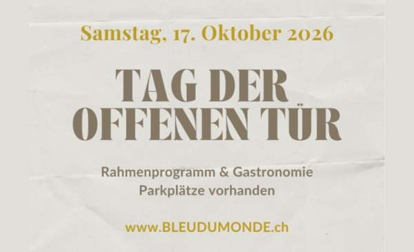 TAG DER OFFENEN TÜR - Bleu Du Monde