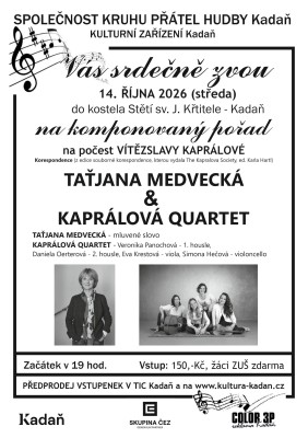 Taťjana Medvecká y Cuarteto Kaprálová