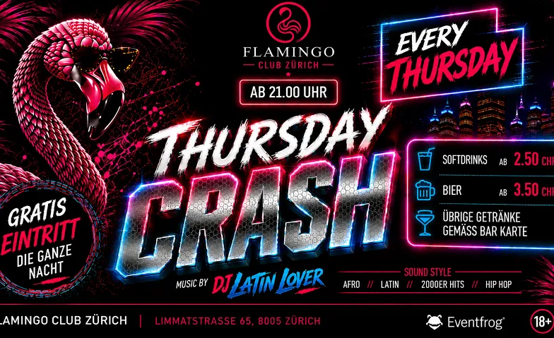 THURSDAY CRASH - JEDEN DONNERSTAG / JEDEN DONNERSTAG AB 21.00