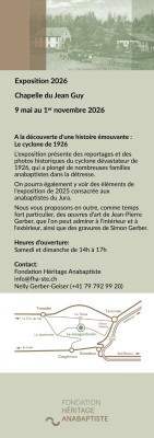 Ausstellung der Stiftung "Héritage Anabaptiste": Der Tornado von 1926