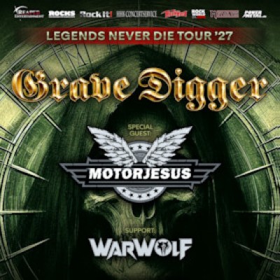 GRAVE DIGGER +spec. Guest Motorjesus + opener Warwolf - German Metal Attack 2027 - Legends Never Die