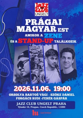 PRAGUE HUNGARIAN EVENING Wenn MUSIK und STAND-UP aufeinandertreffen!