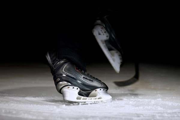 Eishockeyspiel in Adelboden