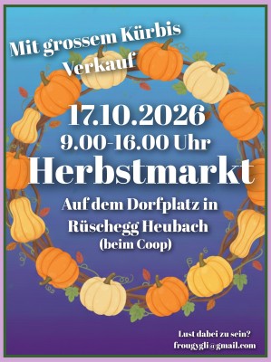 Autumn Market with Pumpkin Sale