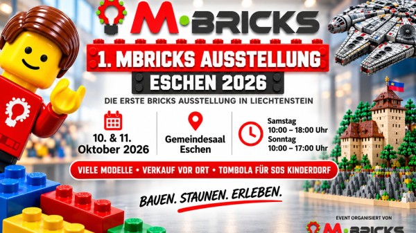 1. MBricks Bausteine-Ausstellung Eschen 2026