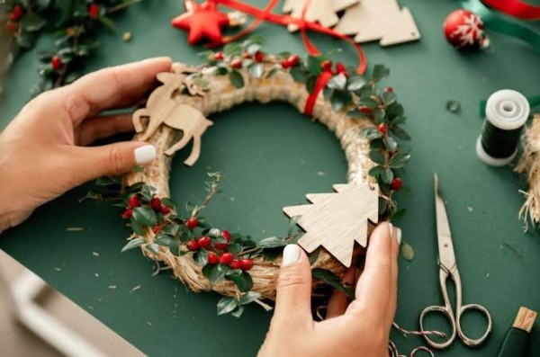 Blumengestaltungs-Workshop zu Weihnachten