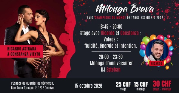 Milonga Brava mit Ricardo Astrada & Constanza Vieyto
