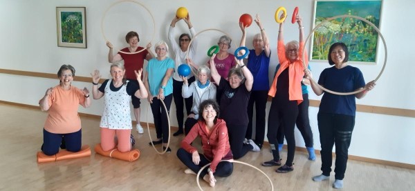 Gymnastik mit Musik