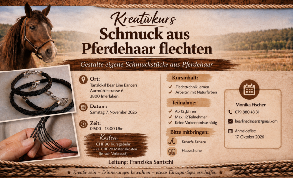 Schmuckstück aus Pferdehaar