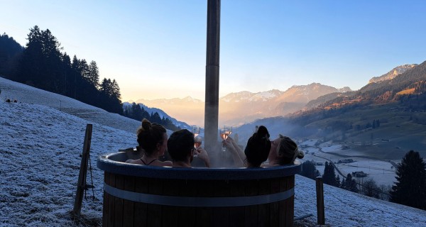 Wintermärchen Fondue im Hotpot mit Übernachtung