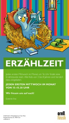 Erzählzeit im Orell Füssli, Einkaufscenter City West