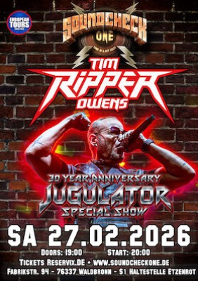 TIM "RIPPER" OWENS – 30 años de "Jugulator"