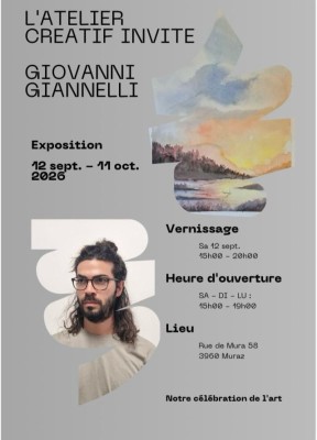 Atelier Créatif Muraz lädt Giovanni Giannelli ein