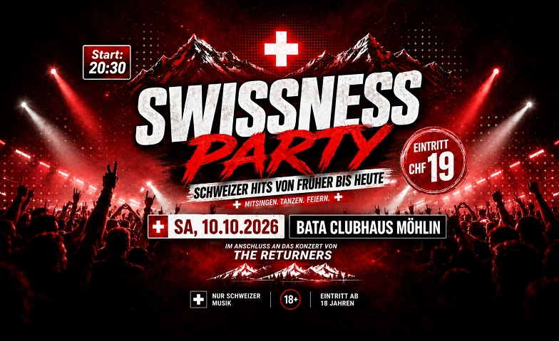 Swissness Party – Schweizer Hits von früher bis heute