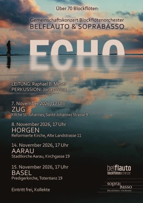 ECHO - Gemeinschaftskonzert Blockflötenorchester Belflauto & Soprabasso