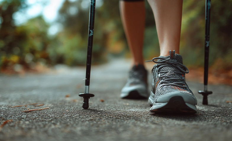 Fit durch den Herbst mit Nordic Walking