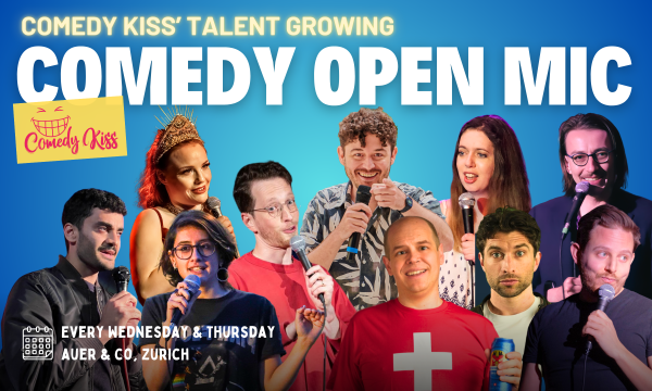 Comedy Kiss Wednesday Open Mic